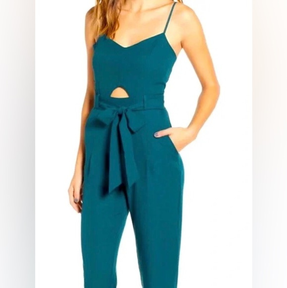Nordstrom’s LEITH Emerald Green Jumpsuit Size M